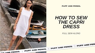 How to sew the CAPRI DRESS (full sew-along)