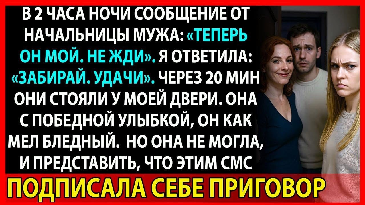 “Он мой. Не жди.” — после этого сообщения она потеряла всё, что имела