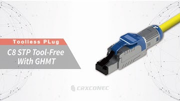2Ghz C8 STP Easy Assembly Field Termination Plug