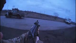 Kostiantynivka - XX.03.2026. Russian FPV Drone Hits Ukrainian Vehicle But Fails To Detonate.