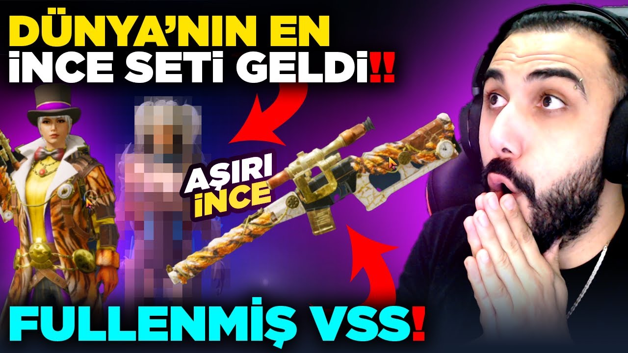 OYUNUN EN İNCE SETİ VE FULLENMİŞ VSS GELDİ BAYILDIM!! (HAYATIMI KURTARAN GHOST) | PUBG MOBILE