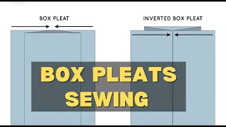 How To Sew Box Pleats Tutorial - sewing @FASHIONACADEMYMJ