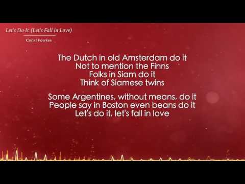 Let's Do It (Let's Fall in Love) - Conal Fowkes (Lyrics)
