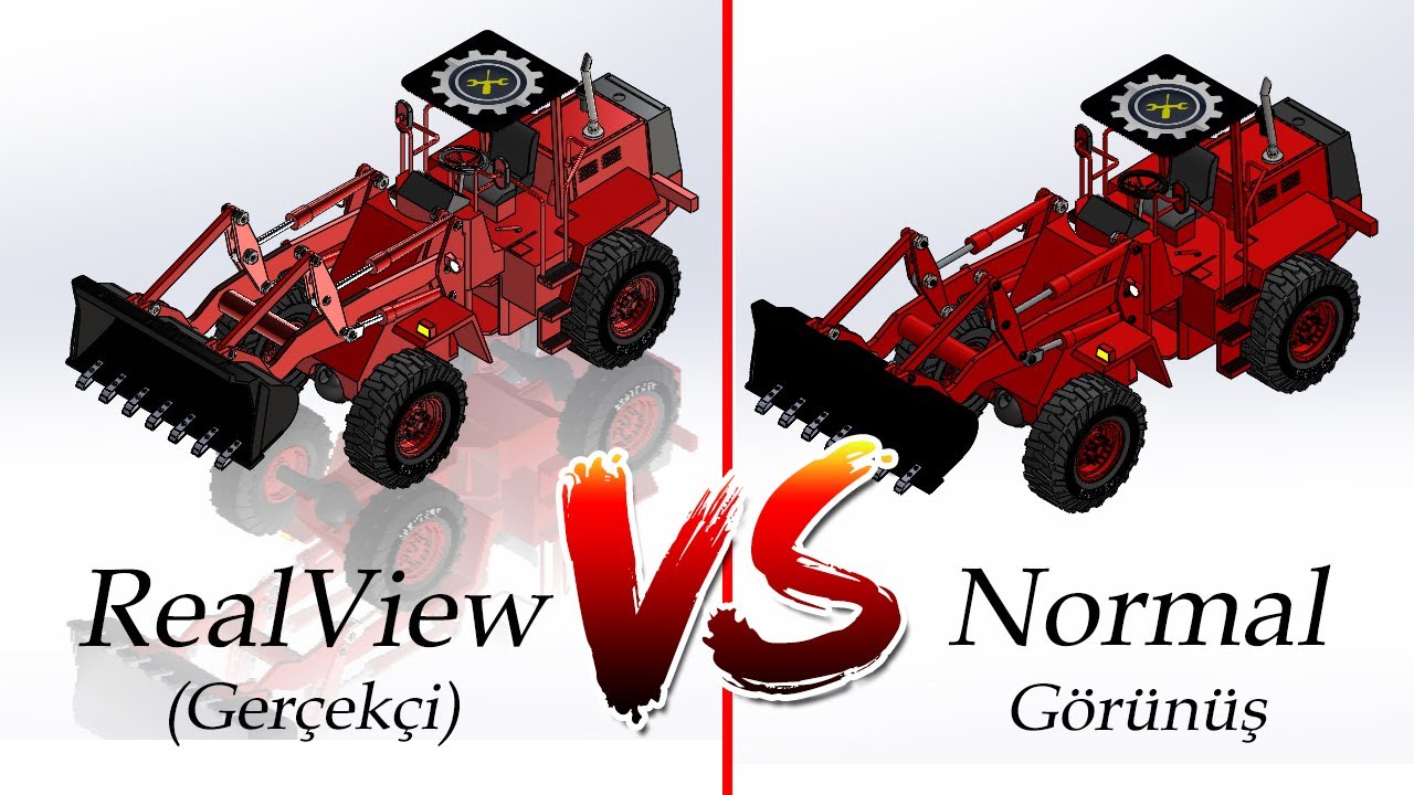 SolidWorks Gerçekçi Görünüm Aktif Etme (RealView) - YouTube