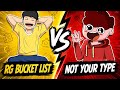 How @NOTYOURTYPE is BEATING @RGBucketList - RG bucket list VS Not Your Type Full Comparison