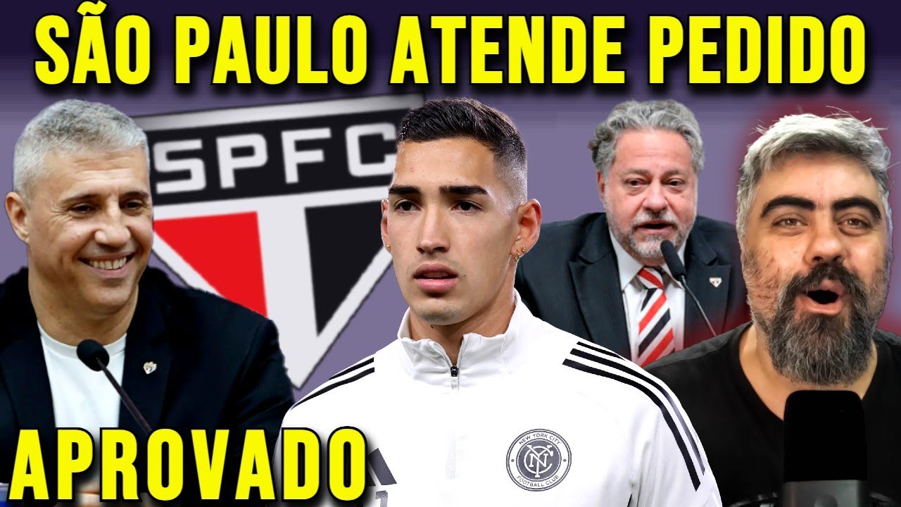 MUDOU TUDO!!! SPFC TEM REVIRAVOLTA GRANDE DO TÉCNICO! PEDIDO DE REFORÇO ESPECIAL NO SÃO PAULO!