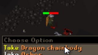 Dragon Chainbody drop from Thermonuclear Smoke Devil (Oldschool Runescape)