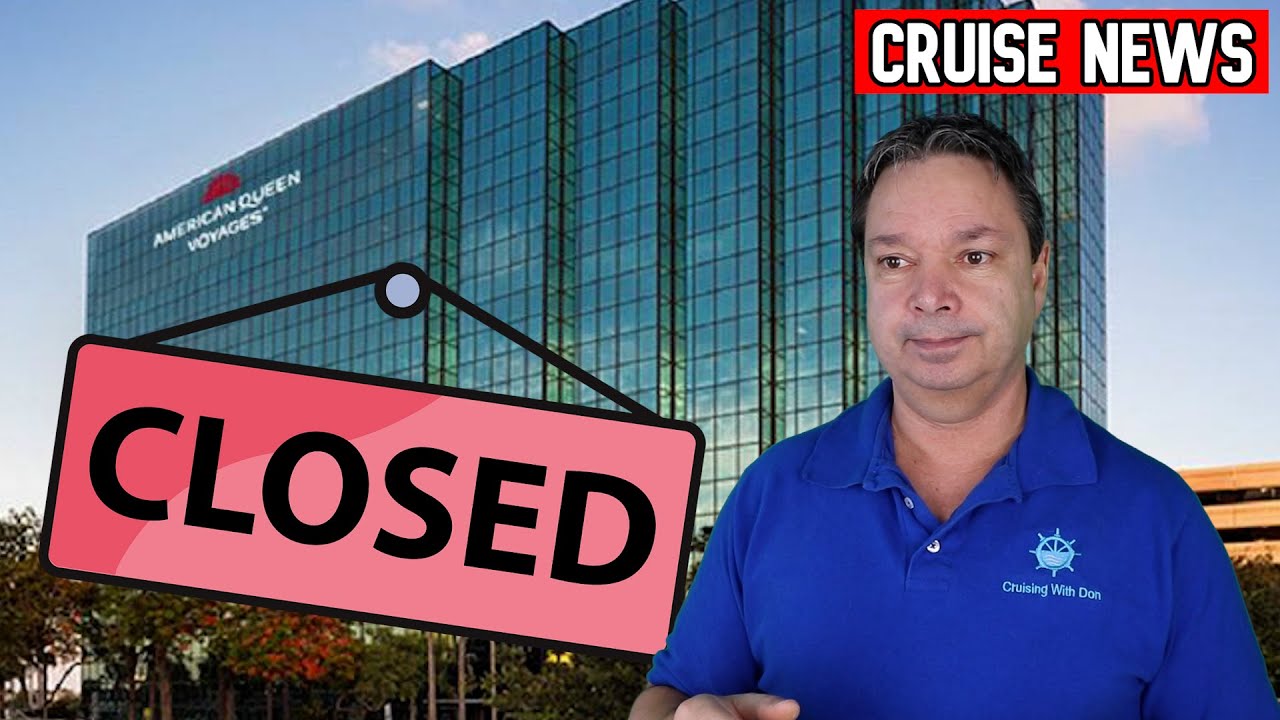 BREAKING CRUISE NEWS  - AN AMERICAN CRUISE LINE CLOSES DOORS FOR GOOD