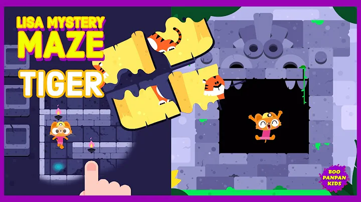 Lisa Mystery maze Tiger Lingokids game|Boopanpanki...
