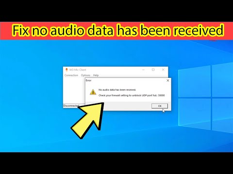 Fix wo mic ellenőrizze a tűzfal beállításait