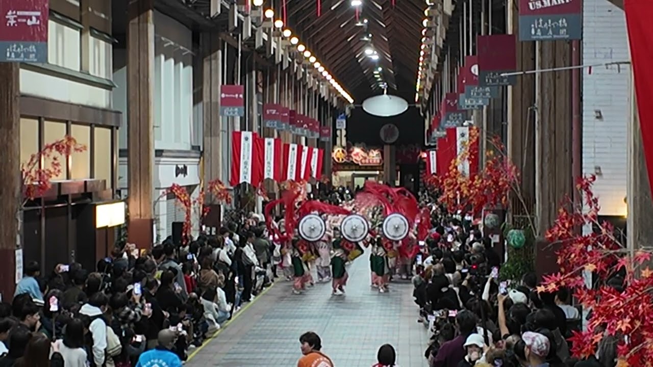 濱長　花神楽　2025龍馬生誕祭  はりまや橋商店街
