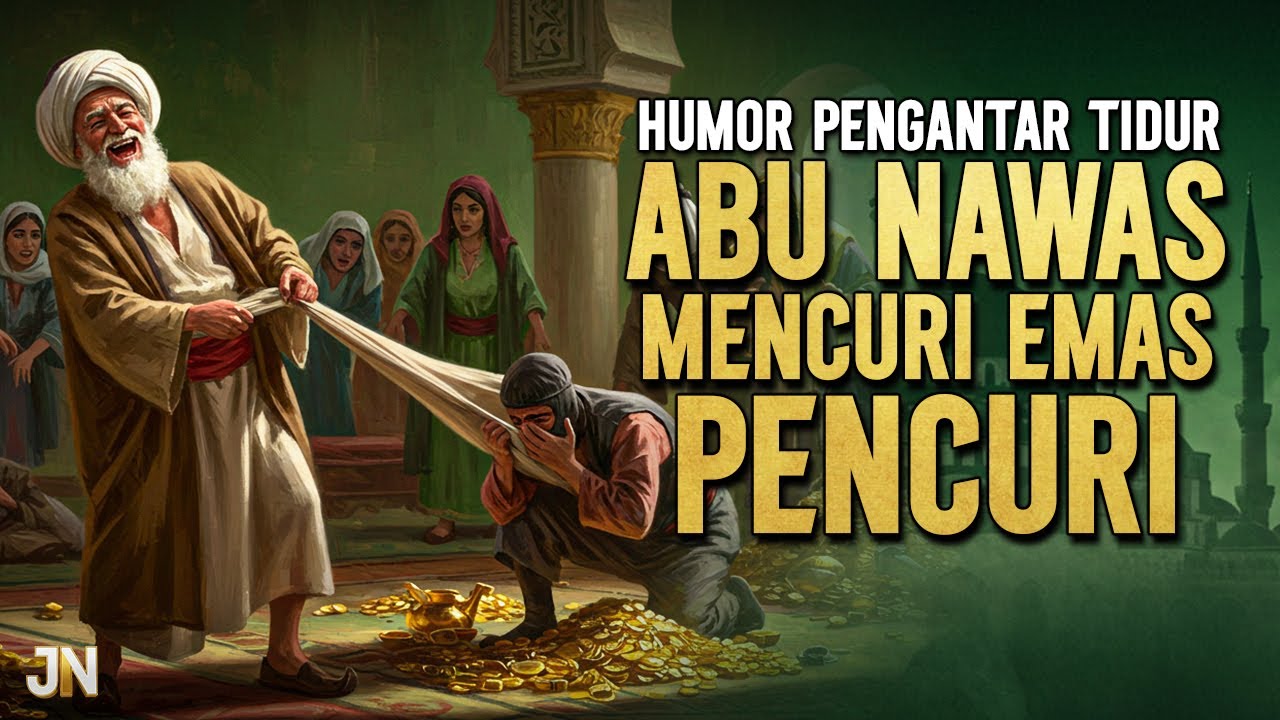 ABU NAWAS MENCURI EMAS SI PENCURI  || CERITA LUCU PENGANTAR TIDUR