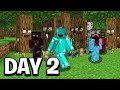 Last To Get Killed By A TREE in Minecraft Wins $1,000 - Challenge