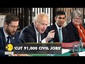 Boris Johnson could cut up to 91,000 civil service jobs in a bid to reduce inflationary pressures