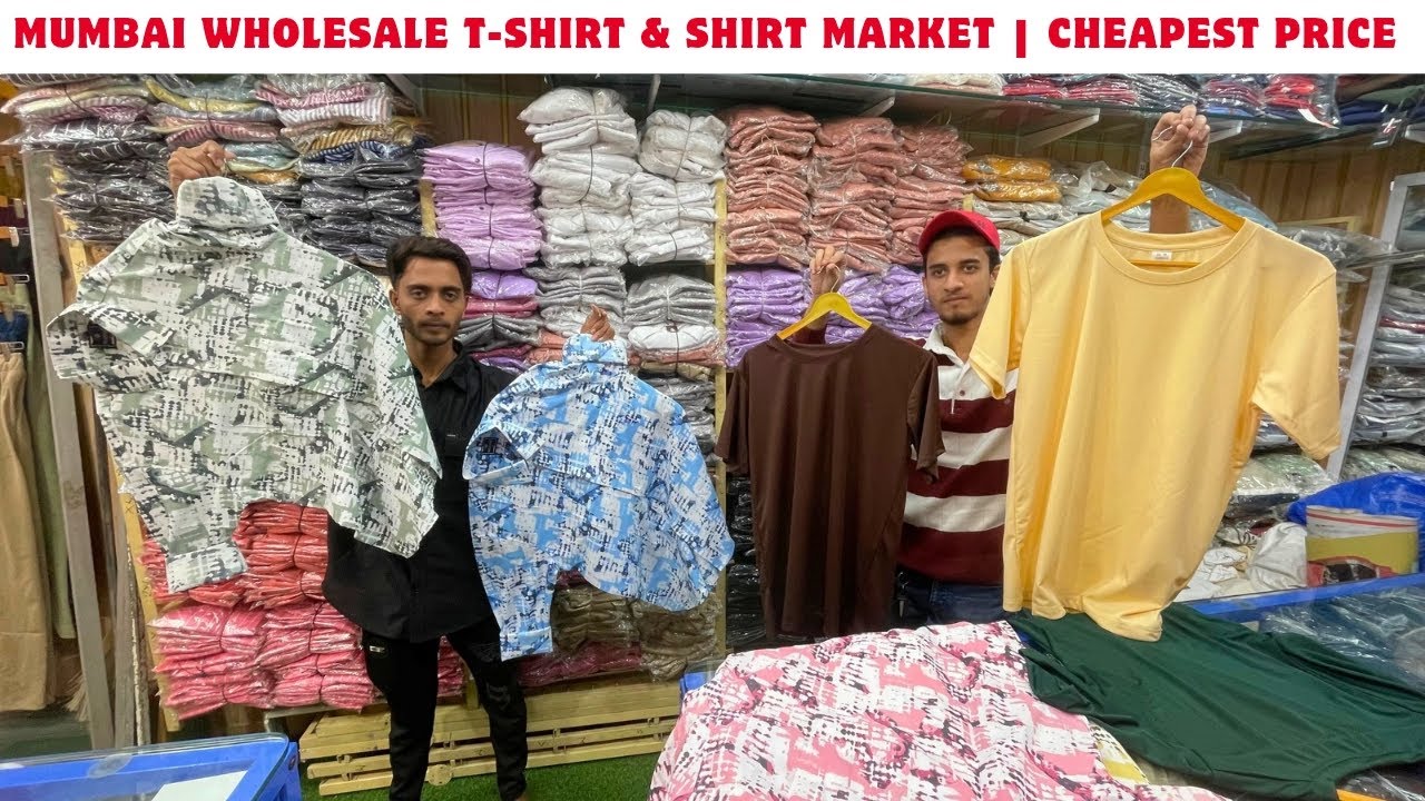 Shirt  Tshirt Track Pants & Jeans Wholesaler In Mumbai /  Men's Wear Wholesale Market Mumbai