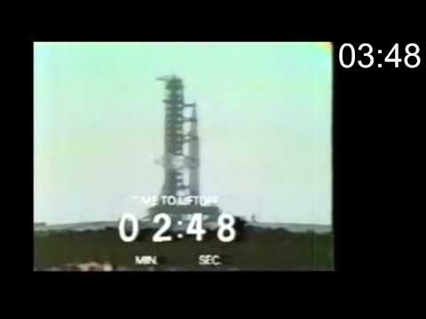 (5 Minute Countdown Church Video) Apollo11 CBS  Apollo 11 50th Anniversary Moon Landing