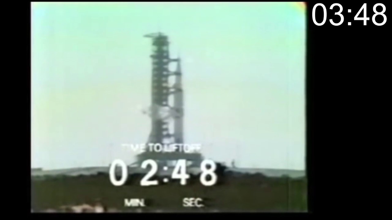 (5 Minute Countdown Church Video) Apollo11 CBS  Apollo 11 50th Anniversary Moon Landing