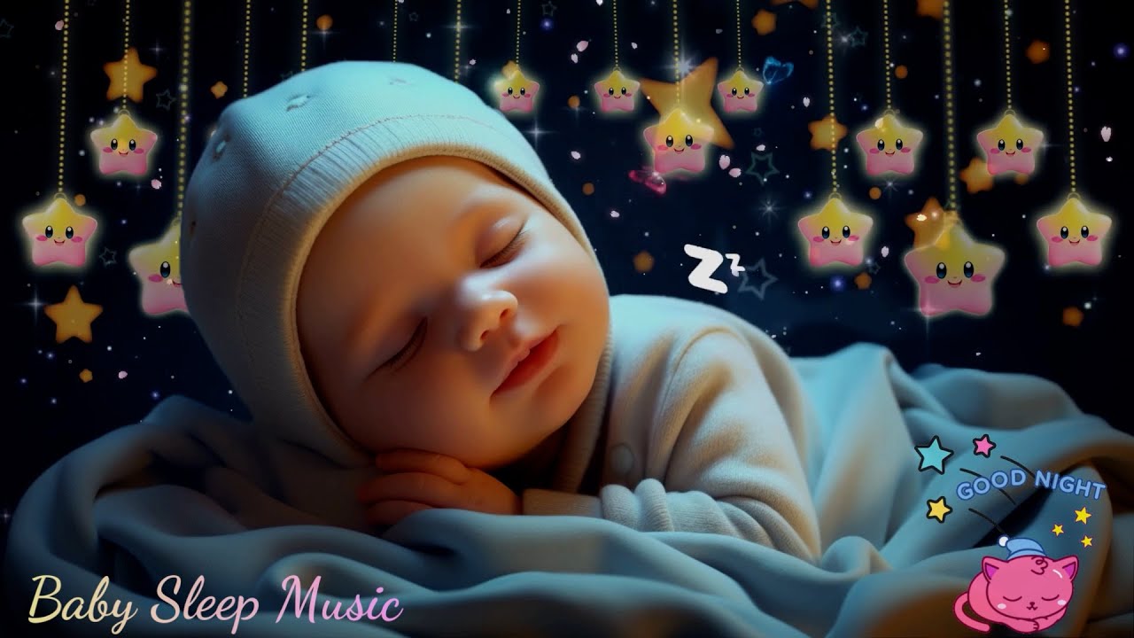 Mozart Brahms Lullaby for Babies 🌙 Sleep Fast in 3 Minutes | Calming Music for Insomnia