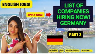 List of companies hiring now in Germany   Top 50 companies and startups with English jobs