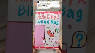 Hello Kitty 2 Blind Bag 🎀 #blindbag #sanrio #hellokitty #papersquishy #papercraft #diy #asmr #craft