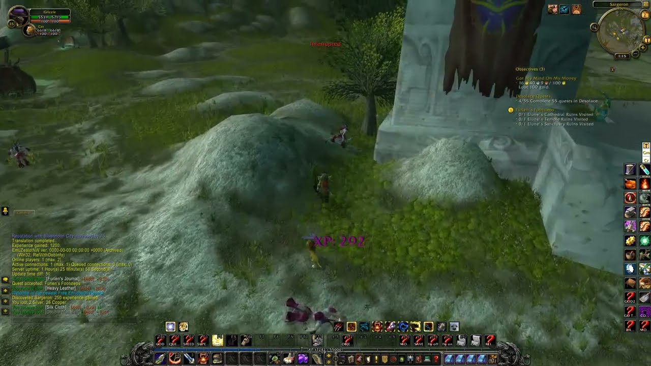 WOW Cata Quest 'Furien's Footsteps - 14191' Horde on a PS