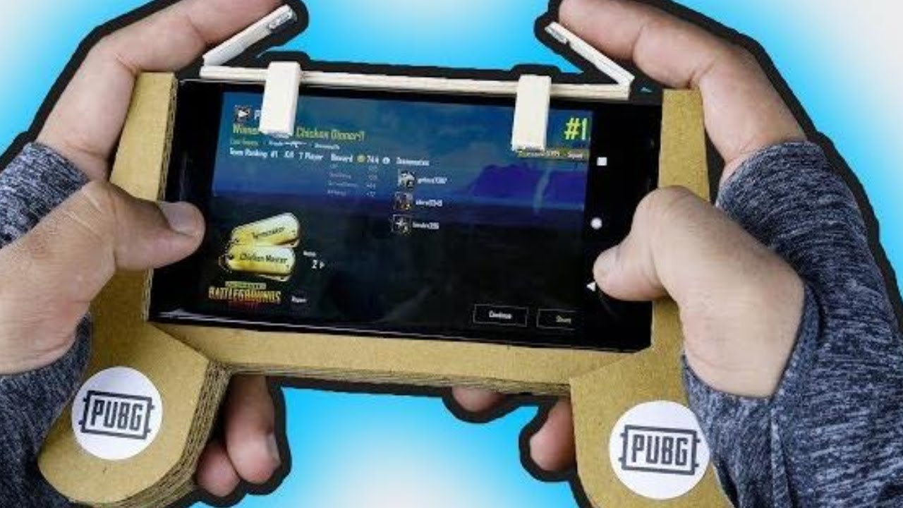 How to make PUBG gaming controller for mobile (L1 and R1) - 