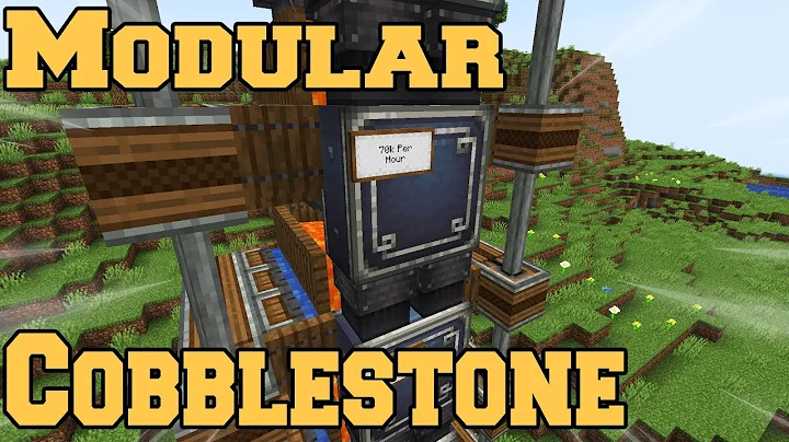 Build a Modular Cobblestone Generator!