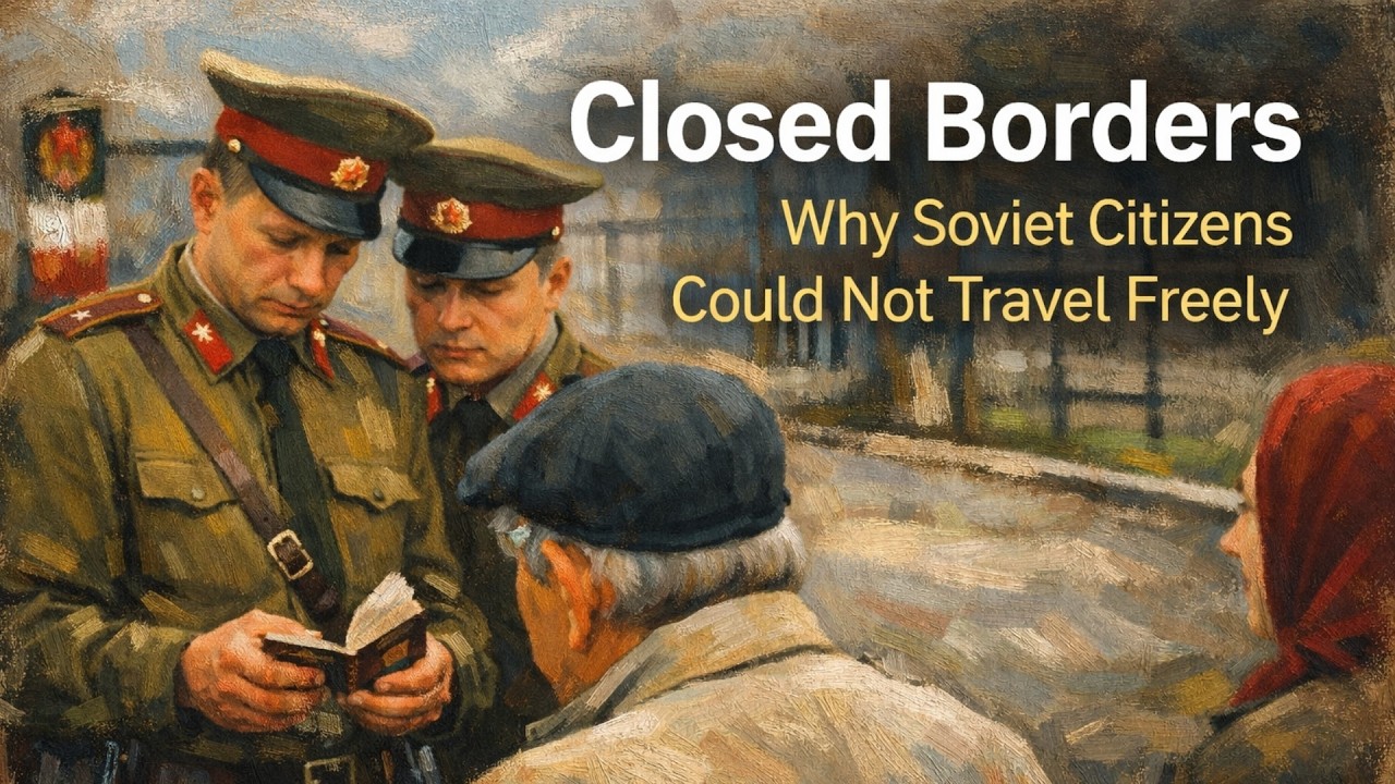 Closed Borders Why Soviet Citizens Could Not Travel Freely. - YouTube