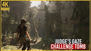 Shadow of the Tomb Raider - Judge’s Gaze Challenge Tomb Walkthrough (4K 60fps)