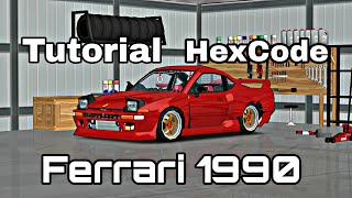 TUTORIAL! | HEXCODE FERRARI F40 TESTAROSSA 1990 | FR LEGENDS screenshot 5