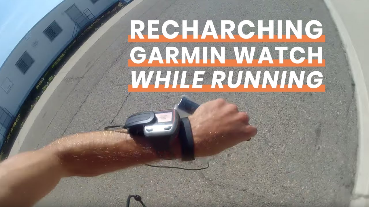 skud Patriotisk salat Recharging my Garmin 310 XT while running - YouTube