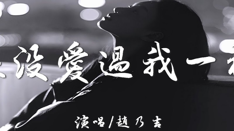 趙乃吉 - 像沒愛過我一樣『你放開手的模樣 像沒愛過我一樣，那些美好的回憶都被你遺忘。』【高音質|動態歌詞Lyrics】♫