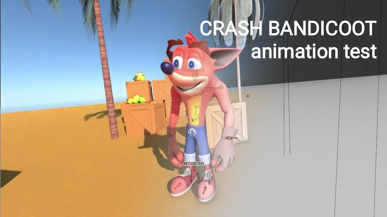 Crash Bandicoot Animation Test