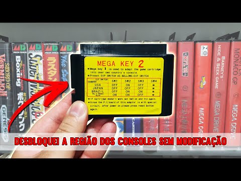 Mega Key: Desbloqueio de região do Mega Drive
