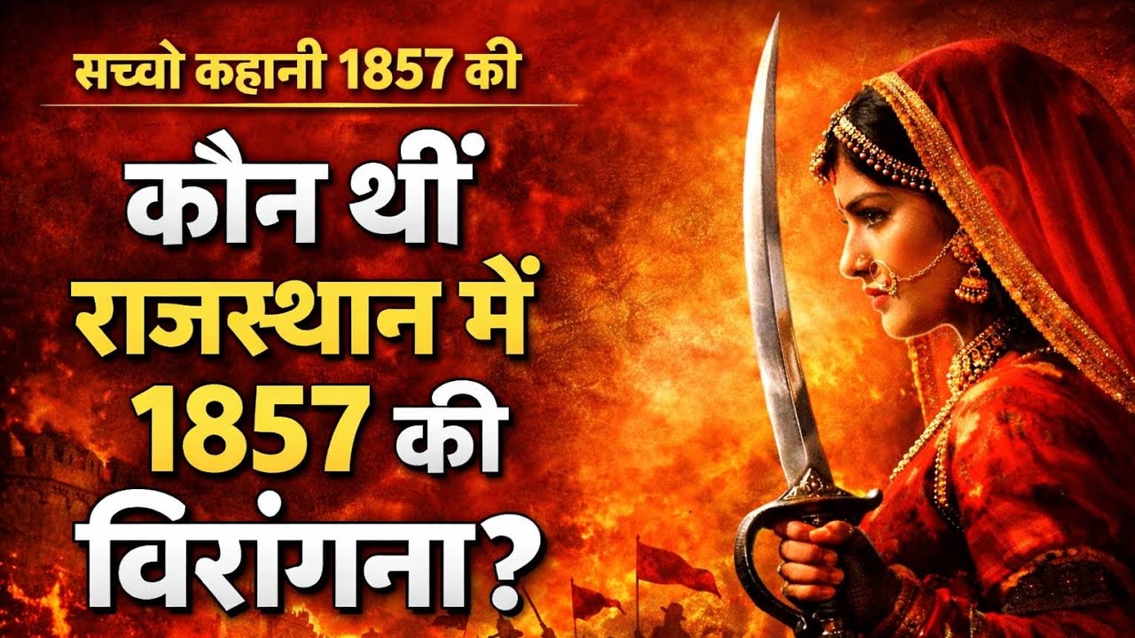 🔥 1857 की सच्ची कहानी | राजस्थान में कौन था असली वीरांगना? 