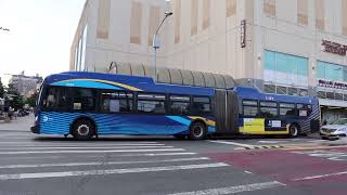MTA Bus #5424 on the Q114 Rush to Jamaica Parsons-Hillside at Archer Av & Parsons Blvd (Post-QBNR)