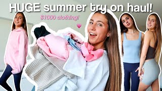 Huge Springsummer Try On Clothing Haul 1000 White Fox