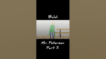 Baldi Vs Mr. Peterson Part 3 | Stick Nodes Animation Fight | Hello Neighbor Vs Baldi’s Basics