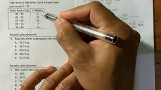 Bagian 2 SOAL PAS MATEMATIKA WAJIB KELAS 12 SEMESTER 1 #STATISTIKA KURIKULUM 2013 #matematika #PAS