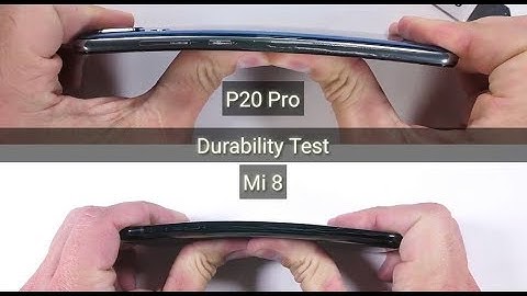 Huawei p20 pro vs Mi 6 (Durability Test)