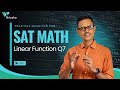 SAT Linear Function Question 7 | Find Equation of Line from Two Points | Step-by-Step Solution