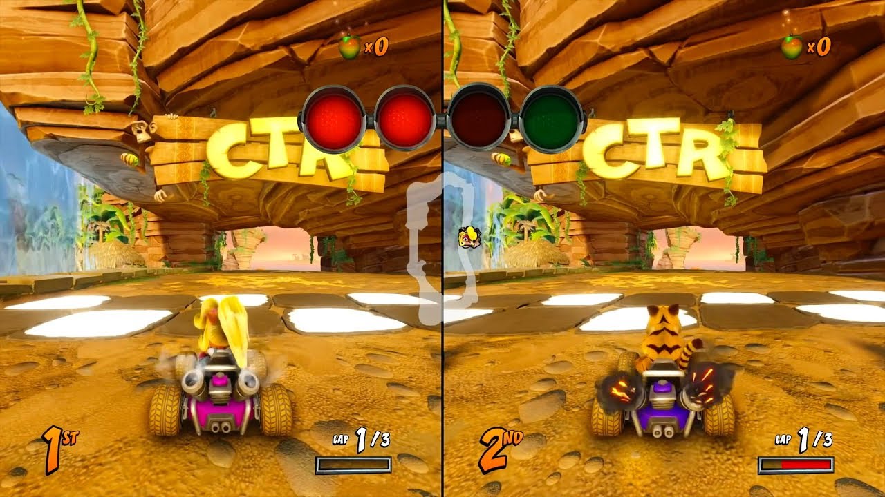 Crash Team Racing Nitro-Fueled New Split Screen Gameplay