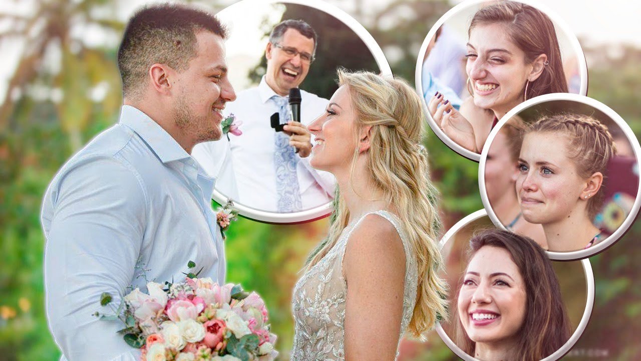 GRINGA FAZ VOTOS DE CASAMENTO EM PORTUGUÊS E SURPREENDE A TODOS!!