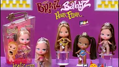 Bratz Babyz Hair Flair dolls commercial (Czech version, 2007)