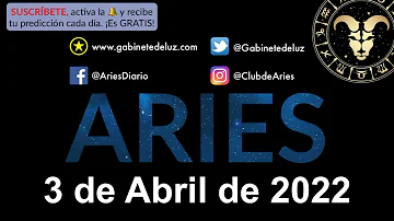 ¿El 3 de abril es Aries?