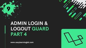 Laravel Multi Auth with Breeze Part 9 | Admin Login & Logout Guard