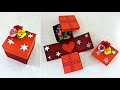 DIY Surprise Explosion Box (with 2 boxes inside) | Explosion Gift Box Tutorial