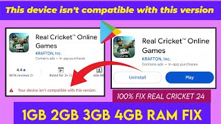 Real cricket 24 your device isn't compatible with this version in play store| #rc24 #playstore  screenshot 4