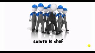 French pronunciation = suivre le chef