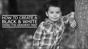 Creating Black & White Photos Using The Gradient Map